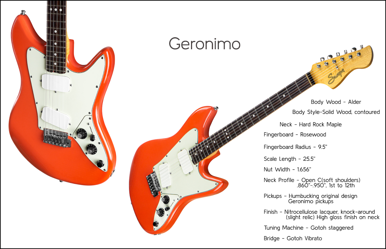 Picture of Geronimo guitar.